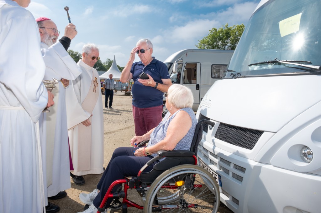 French Priests Are Blessing Camper Vans and Dogs in Brittany