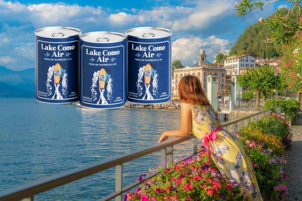 Cans of ‘Fresh Air’ From Lake Como Are on Sale for $11